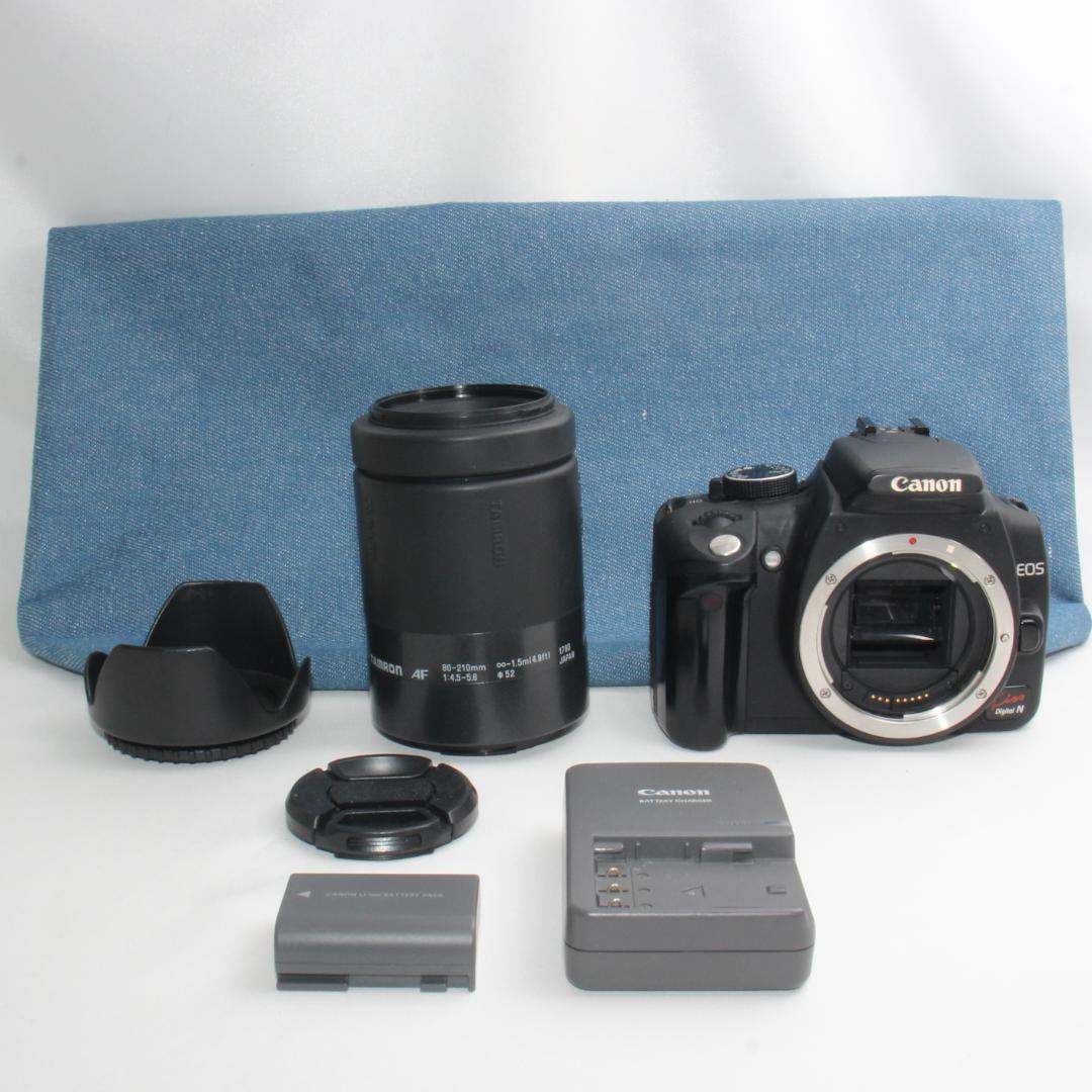 ❤️一眼レフデビューに最適❤️キャノン EOS kiss N 超望遠レンズセット
