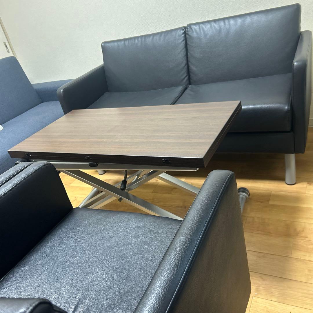 応接セット　2人がけソファ　1人がけソファ　応接テーブル　リビング　ダイニング