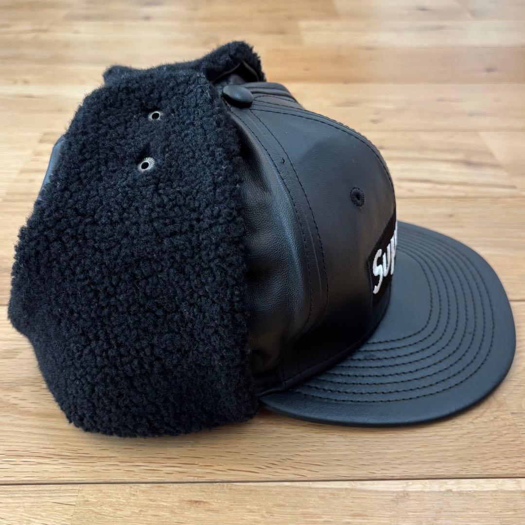 帽子 Supreme Leather Earflap Box Logo New Era