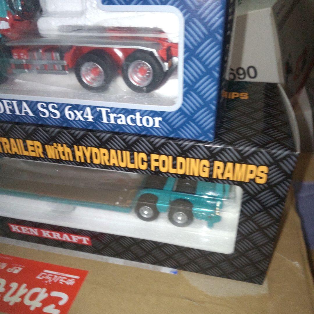 ケンクラフト　HINO PROFIA SS 6x4 トレーラーセット　1/50