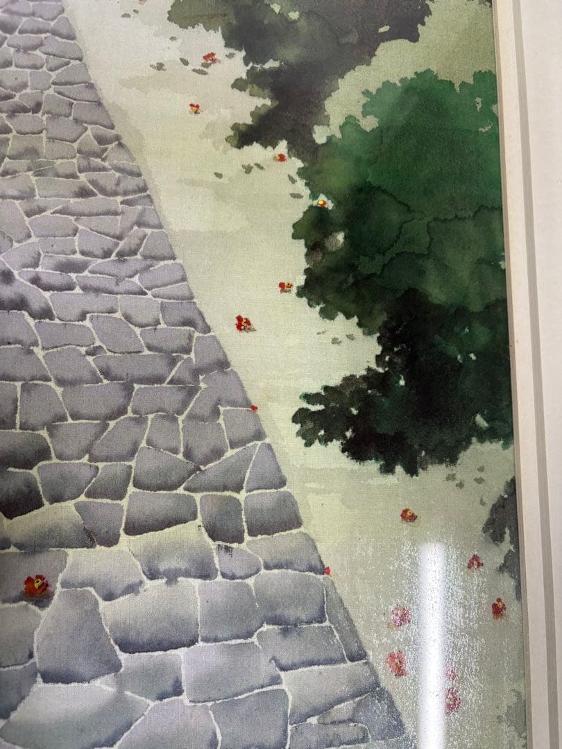 植田莫　染色画家　種田山頭火　句抄絵　絵画