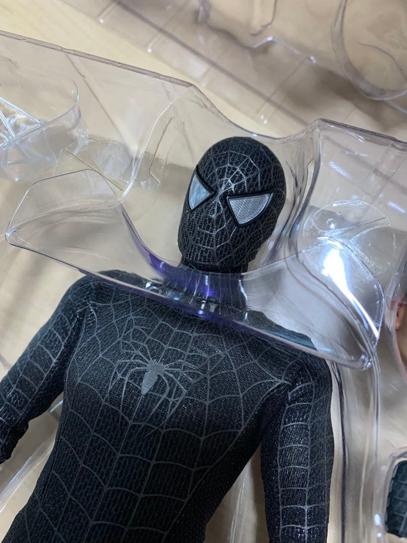 ホットトイズ 1/6　スパイダーマン3 ブラックスーツ　サンドマン付き