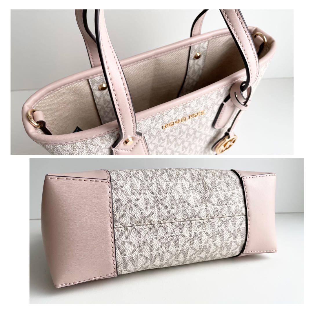 マイケルコース ハンドバッグ 2way ポーチ付き シグネチャー 白 新品保管