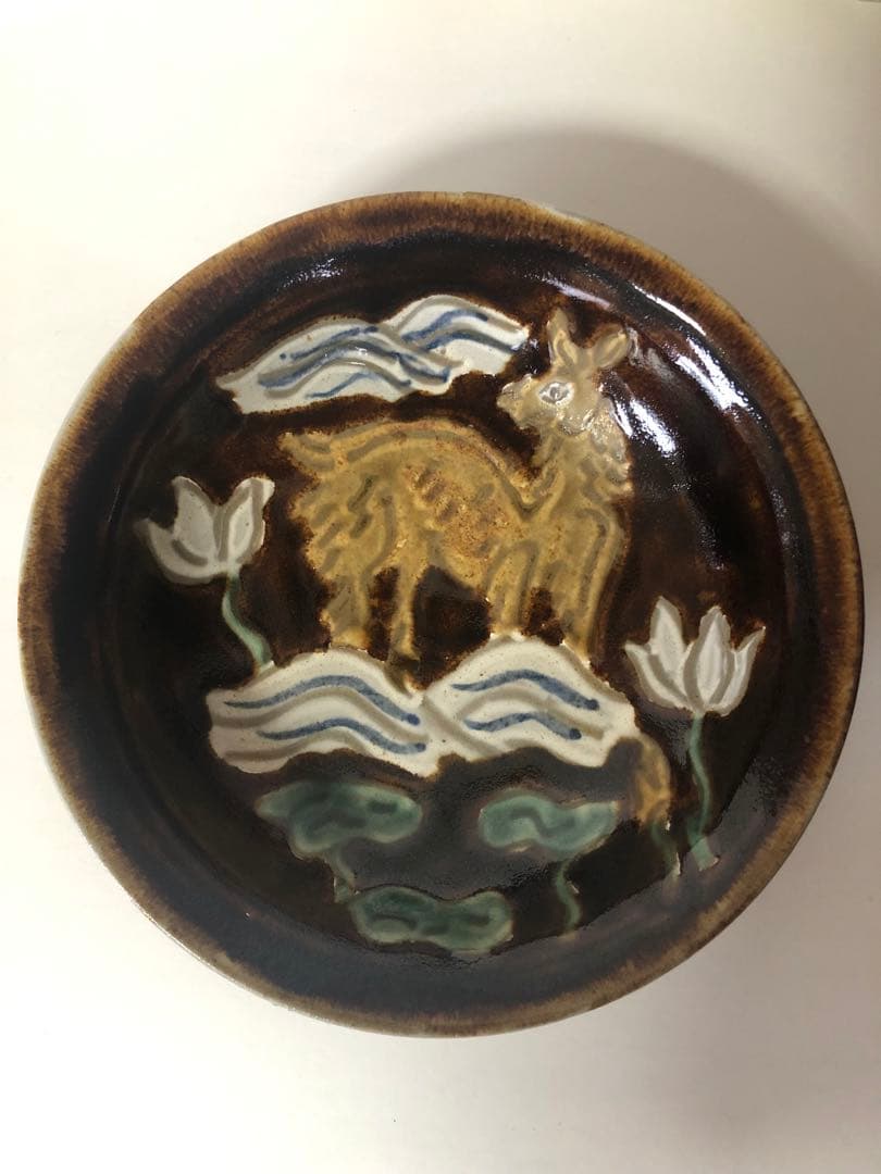 今井律湖絵皿①