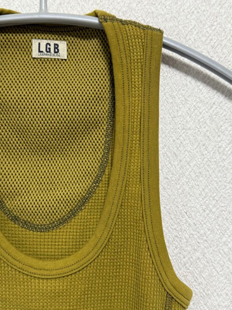 LGB初期 新品未使用 ワッフル タンクトップ リバーシブル ルグランブルー