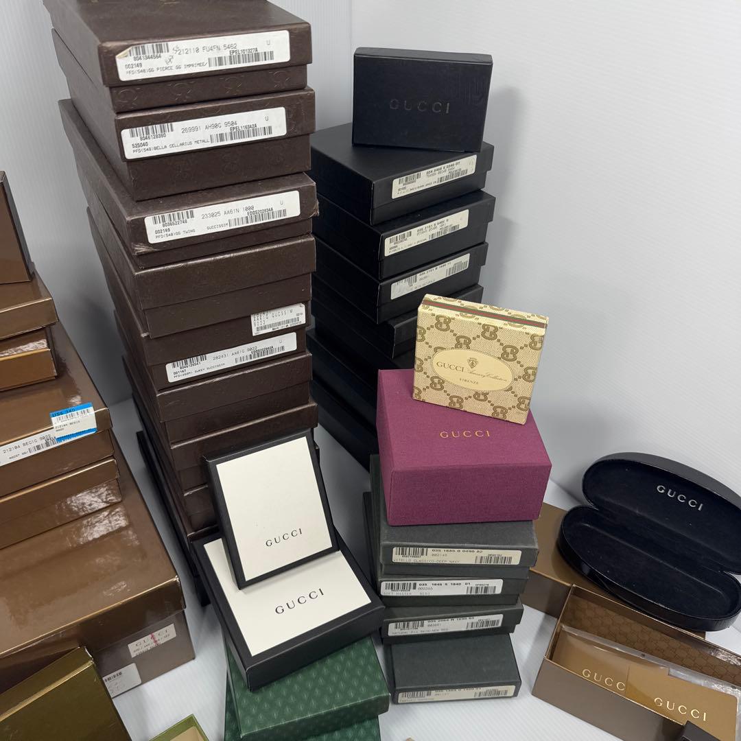 U-ma GUCCI グッチ 空箱 40点 大量 まとめ売り