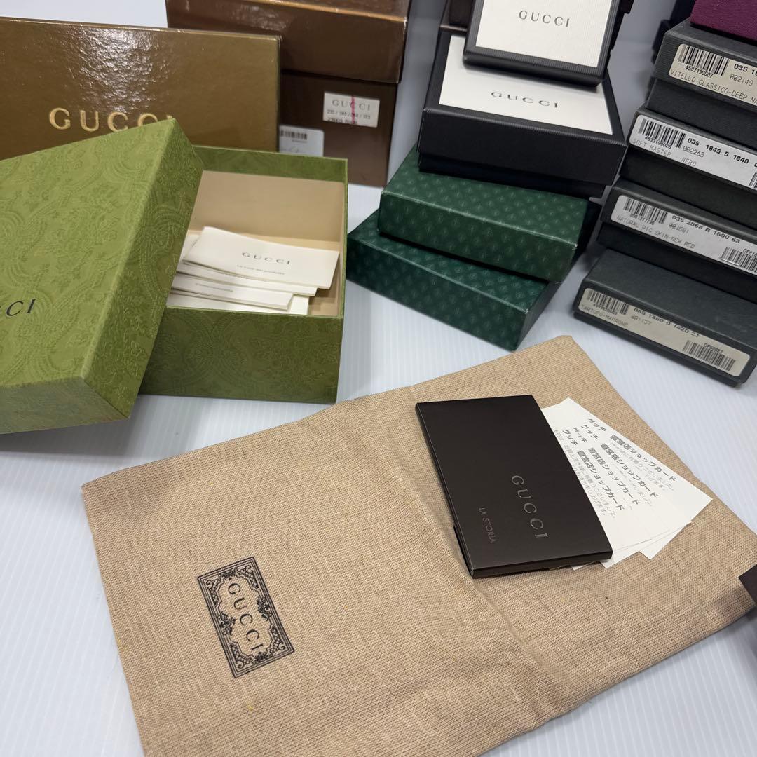 U-ma GUCCI グッチ 空箱 40点 大量 まとめ売り