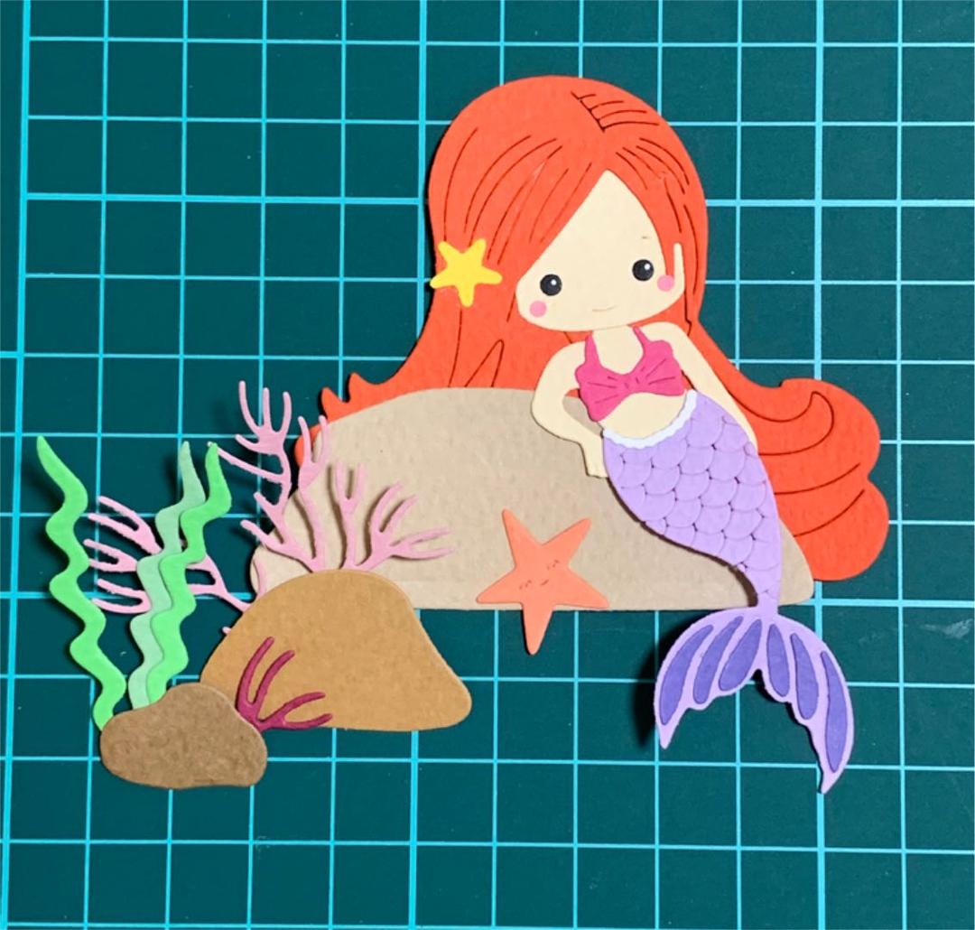 ◆オーダー用◆ダイカット 人魚姫