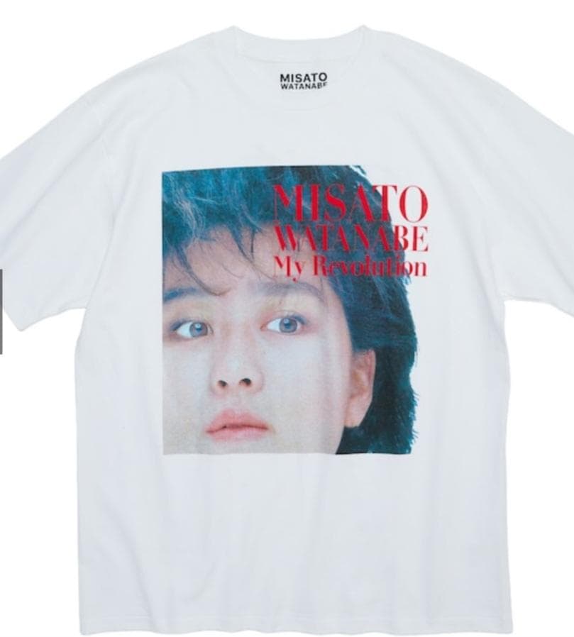 【レア新品未使用】渡辺美里　「MY REVOLUTION 」ジャケットTシャツ