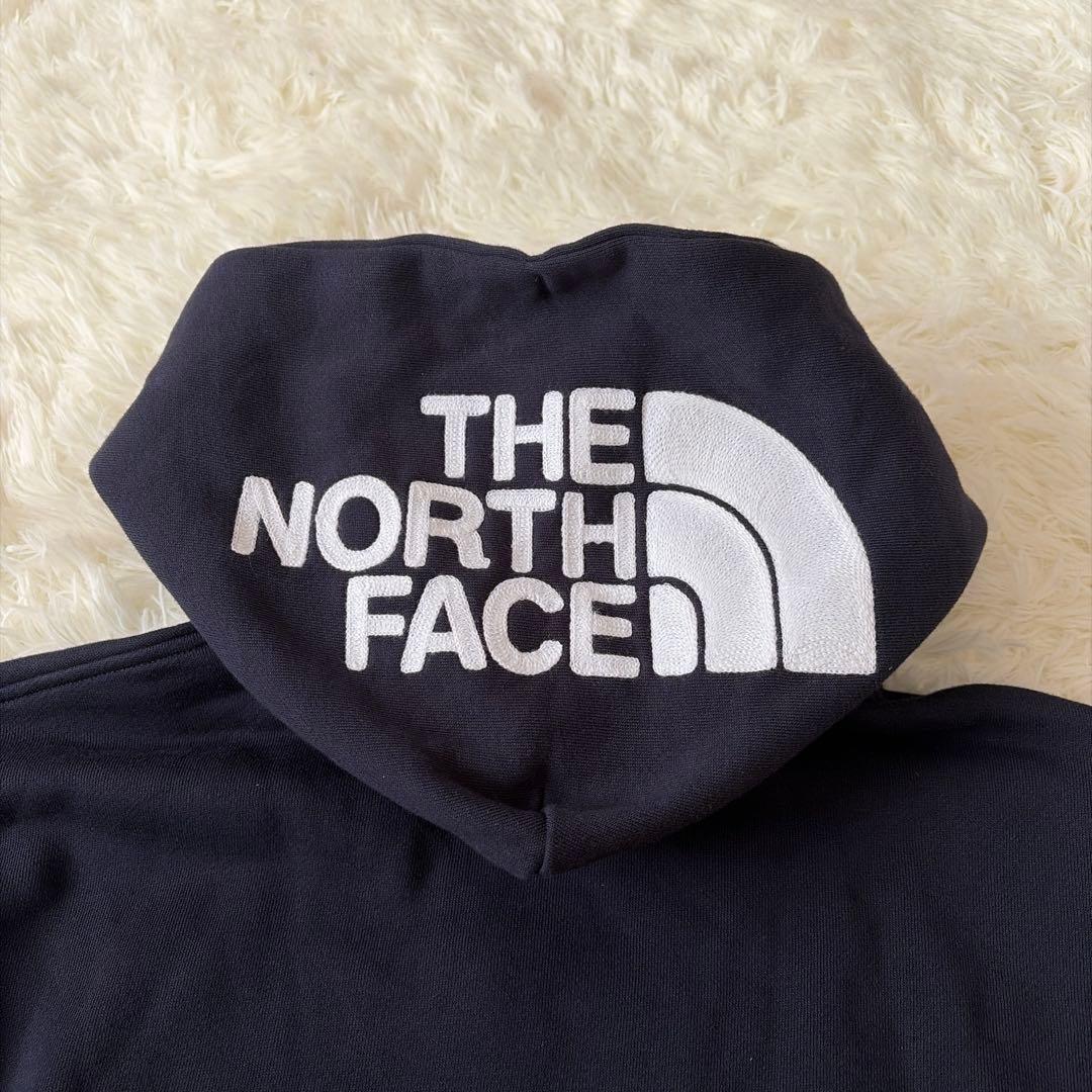 極美品✨ノースフェイス ジップアップ パーカー 紺 M 定番人気 ユニセックス