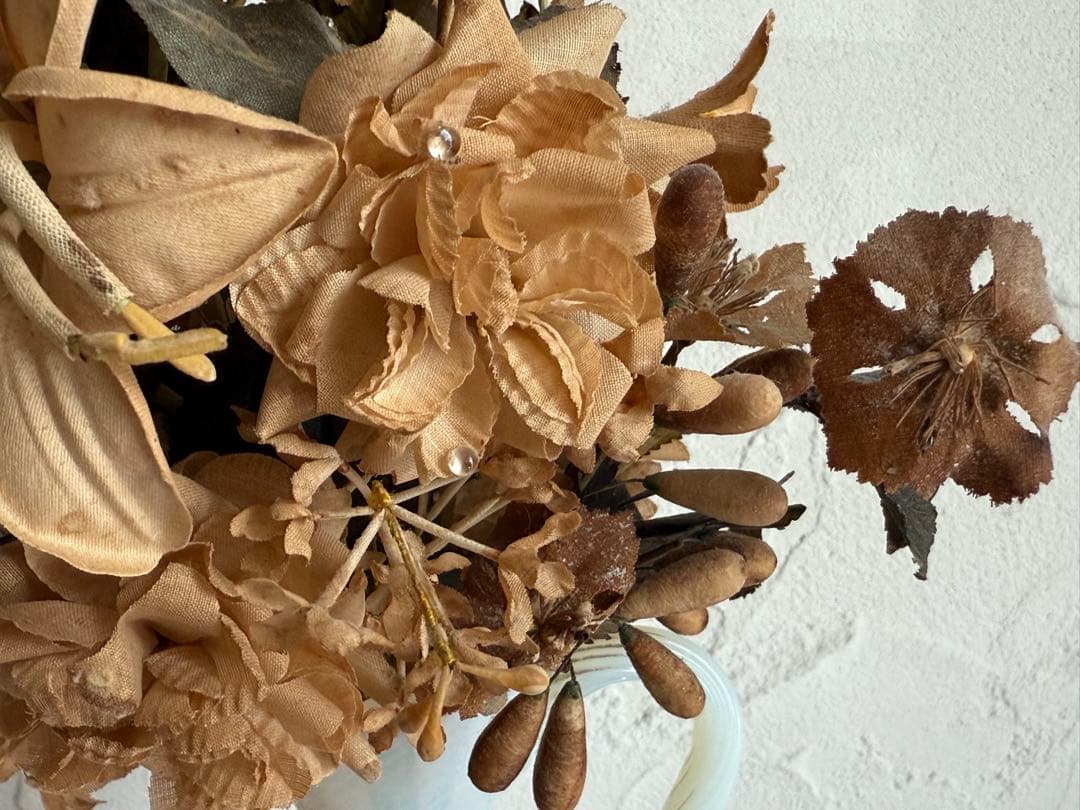 フランスアンティーク　布花　ブーケ