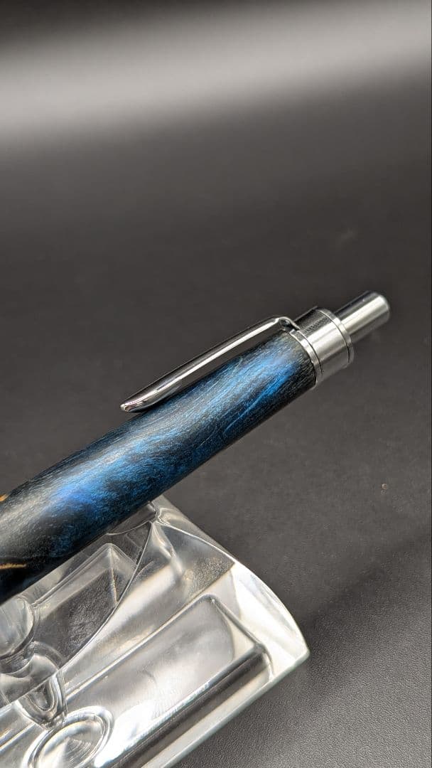 288ペン工房翌檜　スタビライズドウッドバーチバール　木軸シャーペン　ボールペン