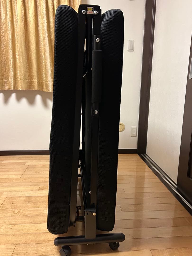 折りたたみベッド シングルサイズ ブラック