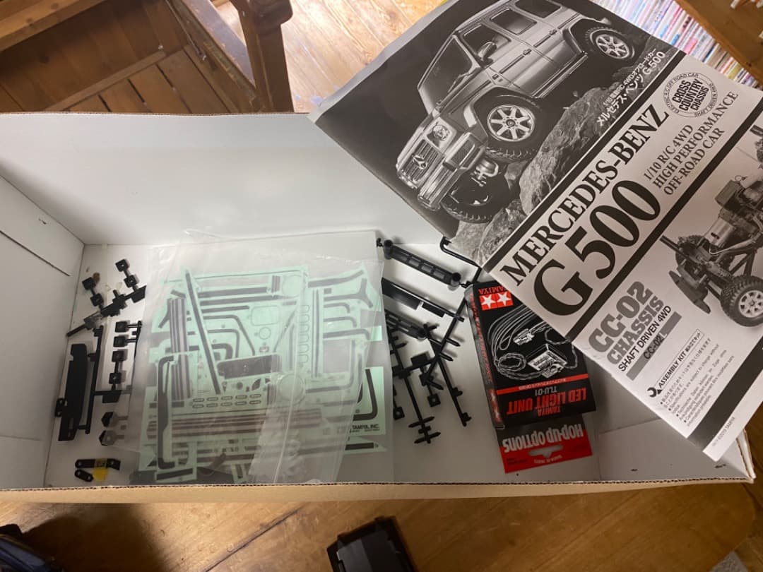 TAMIYA 1/10電動RC メルセデス・ベンツG500　CC-02シャーシ