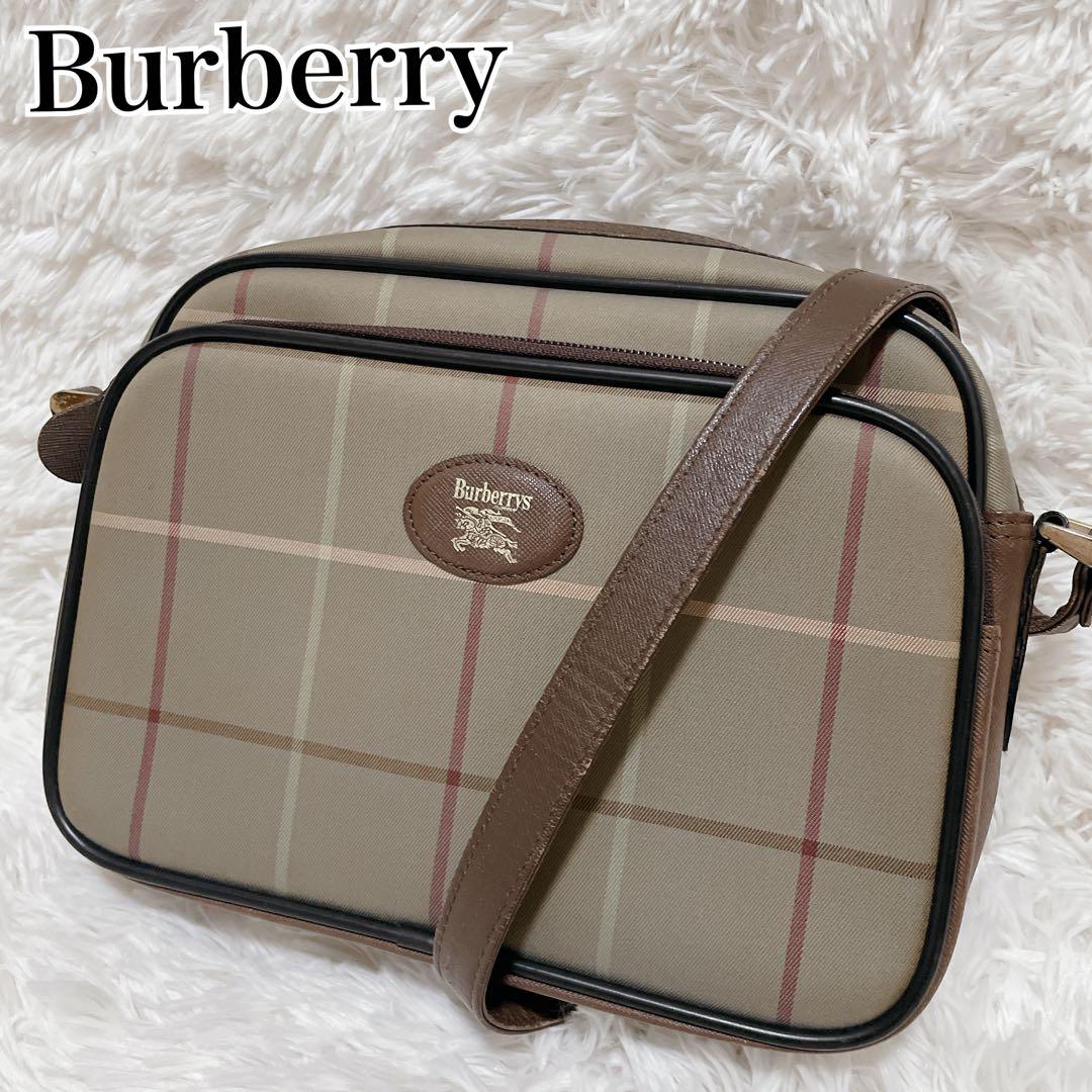 Burberrys バーバリー ショルダーバッグ　ホースロゴ　チェック