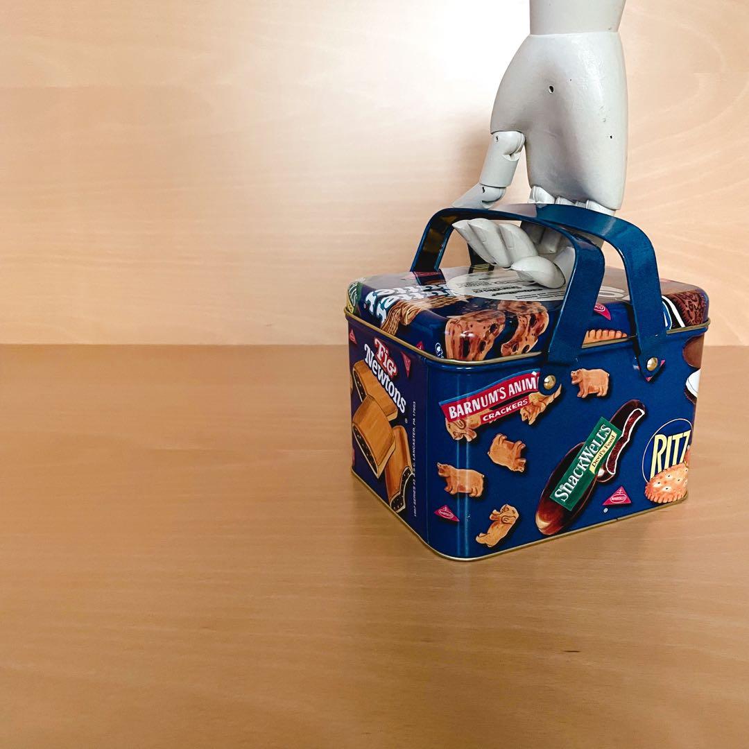 ナビスコ　ヴィンテージ　ランチボックス　アメトイ　TIN 缶ボックス　昭和レトロ