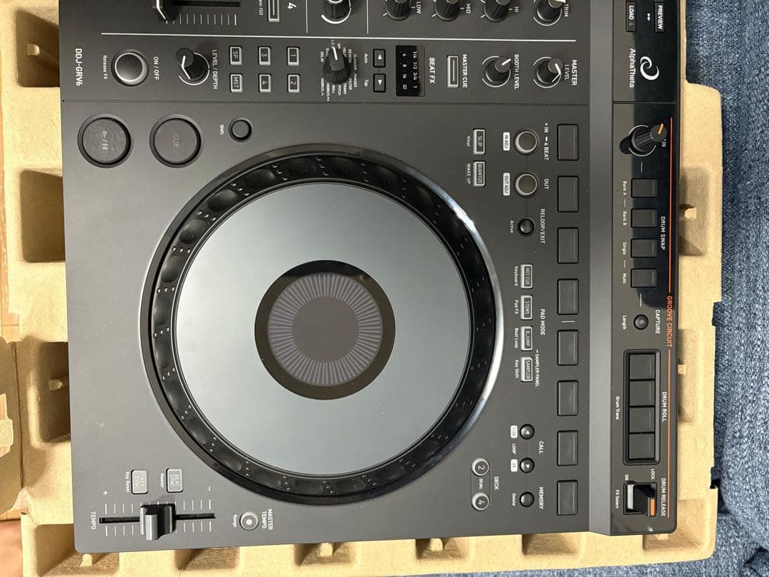 DJコントローラー ブラック 2チャンネAlphaTheta DDJ-GRV6