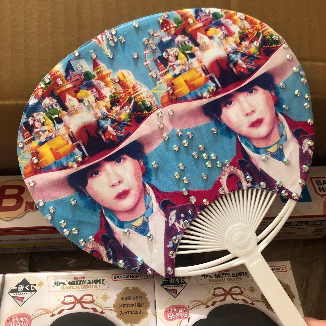 新品ミセスグリーンアップル 一番くじ A賞ぬいぐるみ3種とタペストリー他2点