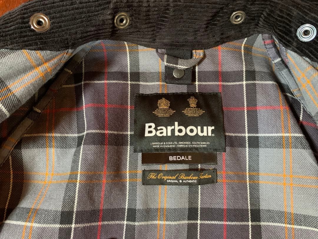 【未使用品】Barbour BEDALE ブラック ワックス サイズ38