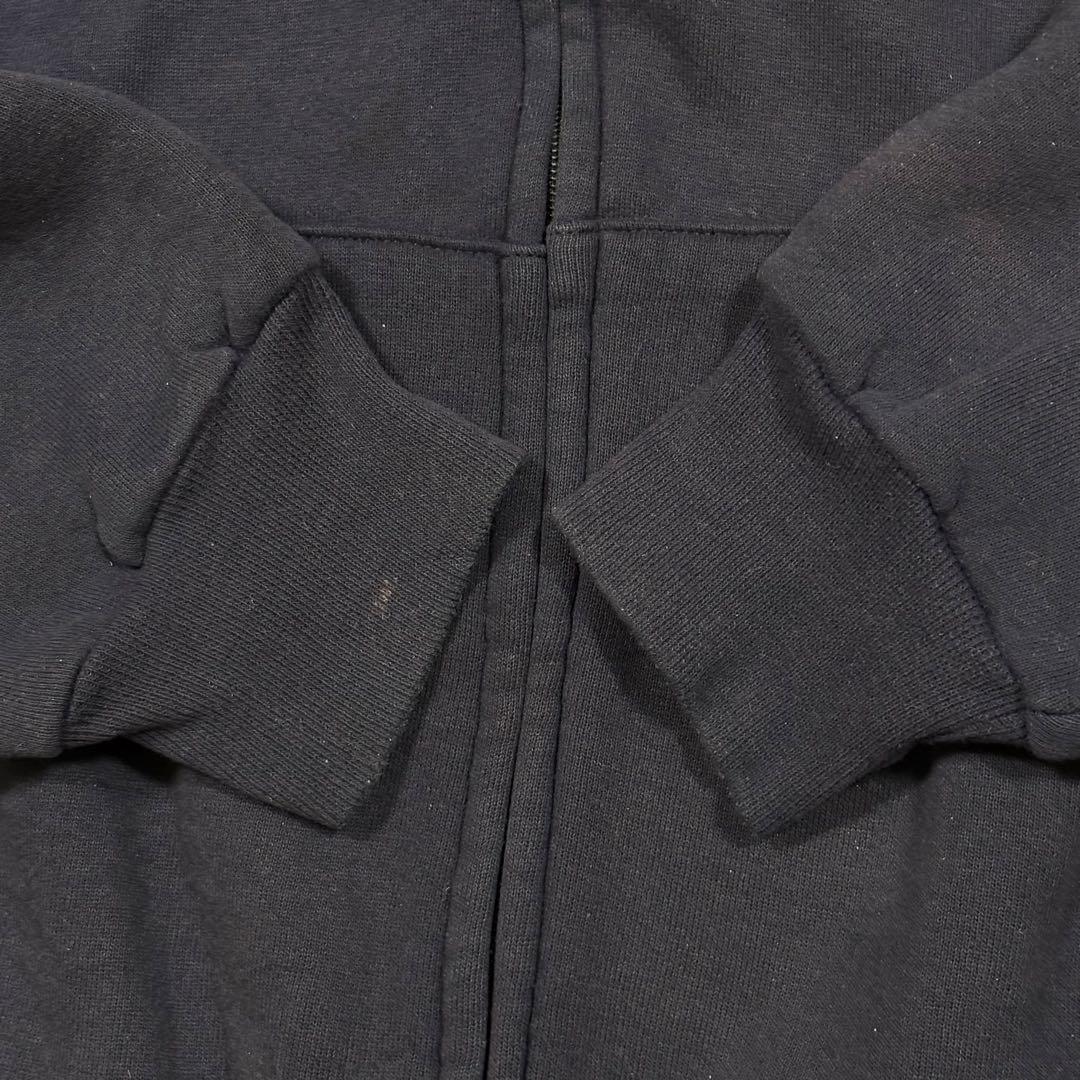 90s ラッセルジップアップスウェットカーディガン フーディー パーカー