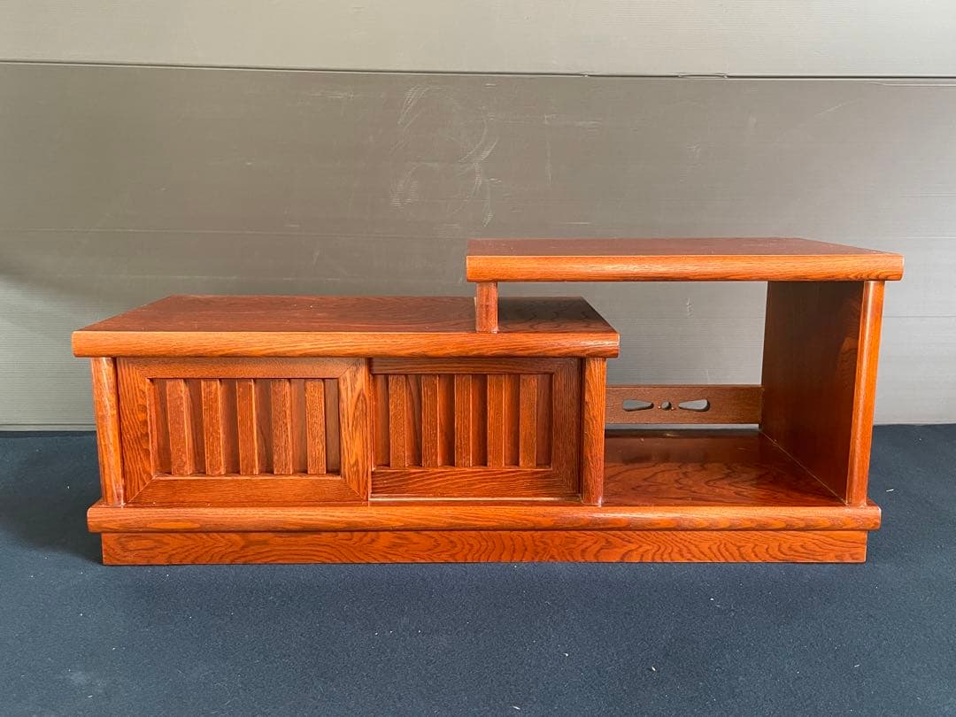 特価❣️「母」 置き床 欅杢 和家具 日本間 和室 茶道具 （1017あ）