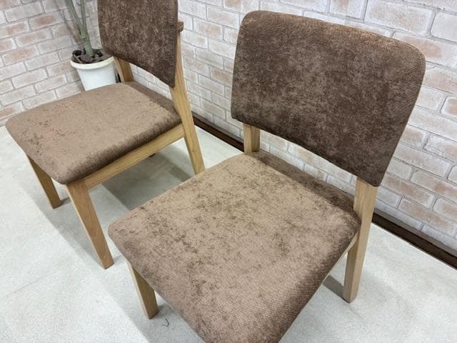 ダイニングテーブルセット　４人掛け　オーク　ナチュラル/ブラウン　新品