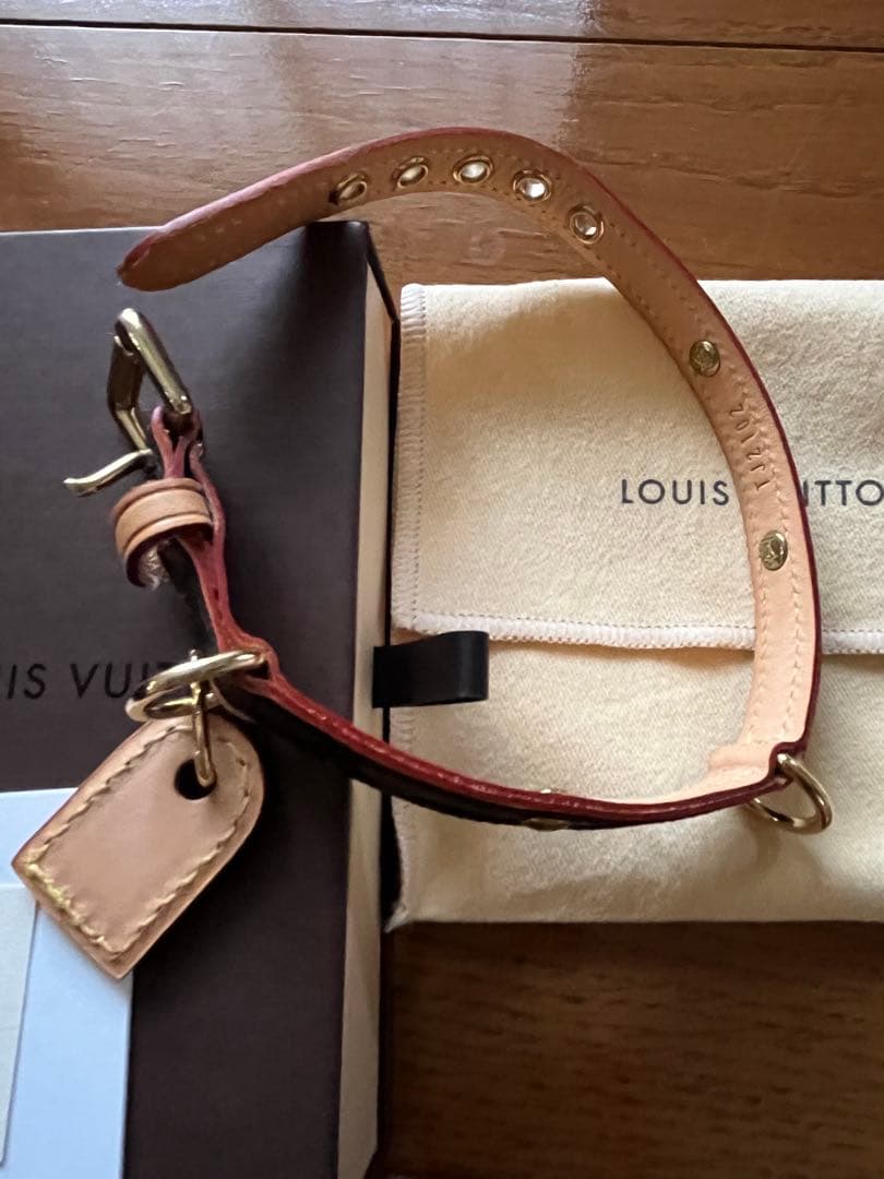 LOUIS VUITTON ルイヴィトン 犬首輪 モノグラムキャンバス