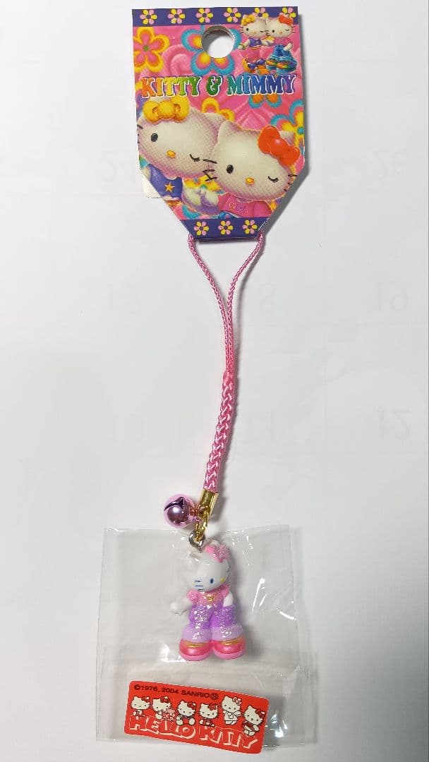 激レア！ハローキティ　KITTY＆MIMMY　根付けストラップ