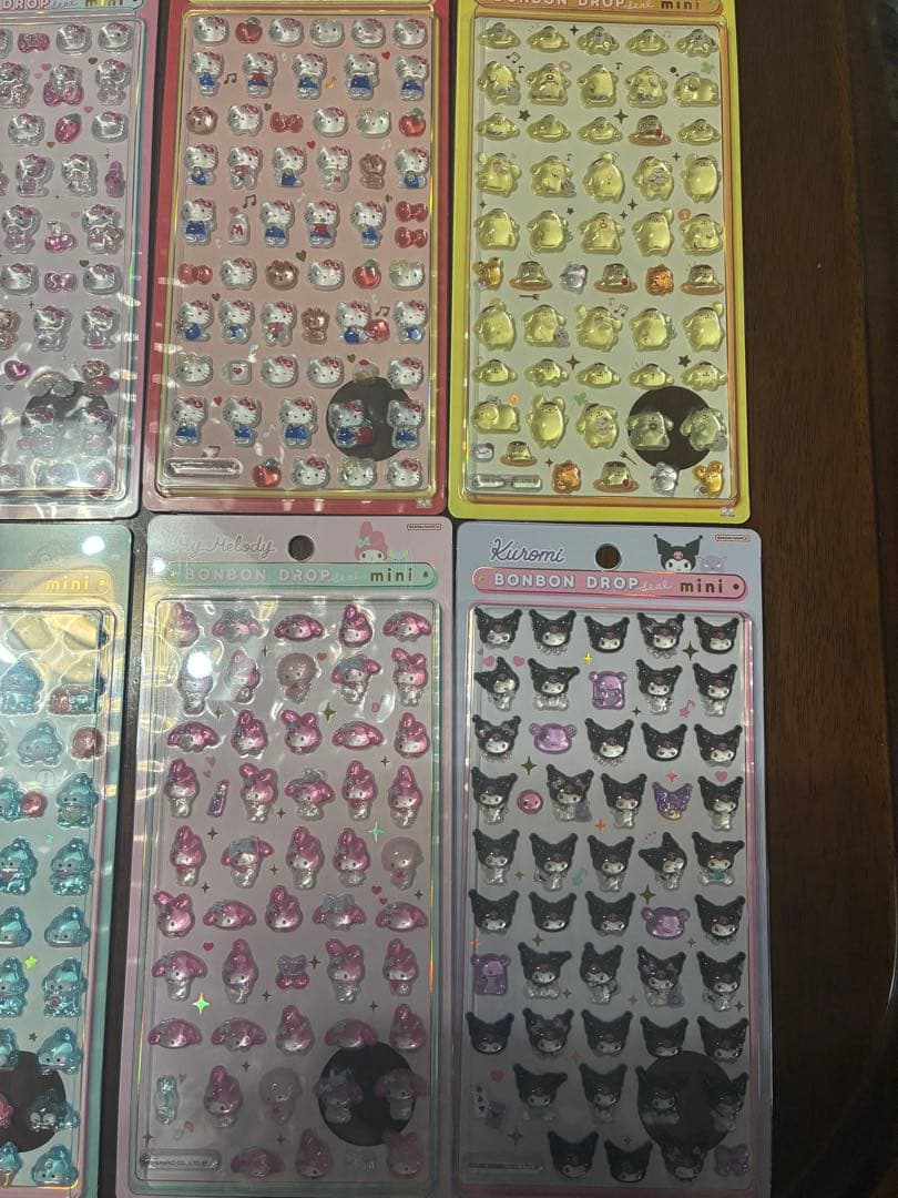 ち*め様 正規品　ボンボンドロップシールミニ　サンリオ　コンプリートセット　新品