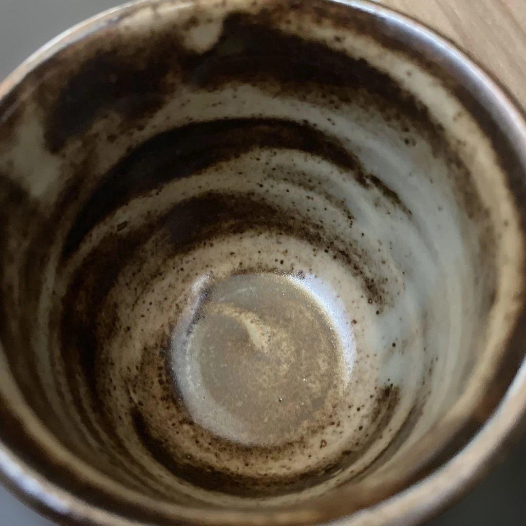 1月限定値下げ　人間国宝　島岡達三　益子焼　夫婦湯呑