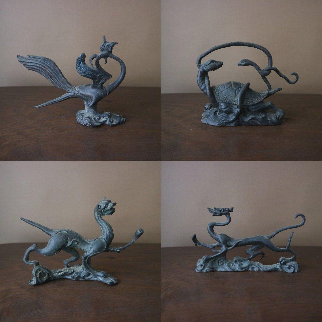 ■風水最高相　四神獣　四神相応　守護聖獣神　四体セット■送料込■