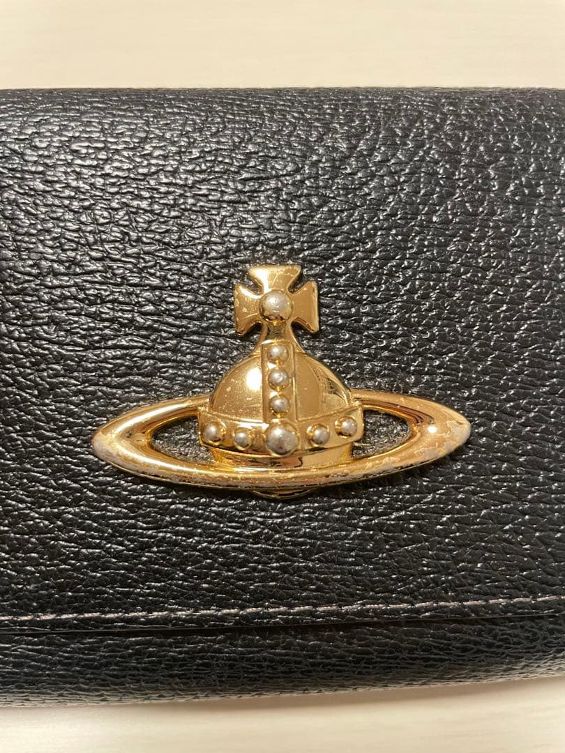 Vivienne Westwood ブラック三つ折り財布