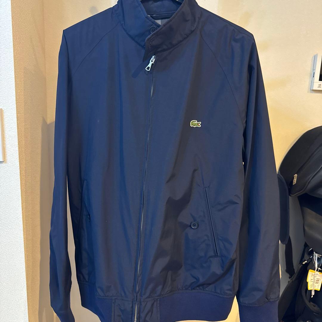 早い者勝ち 新品 LACOSTE ネイビー ナイロンジャケット