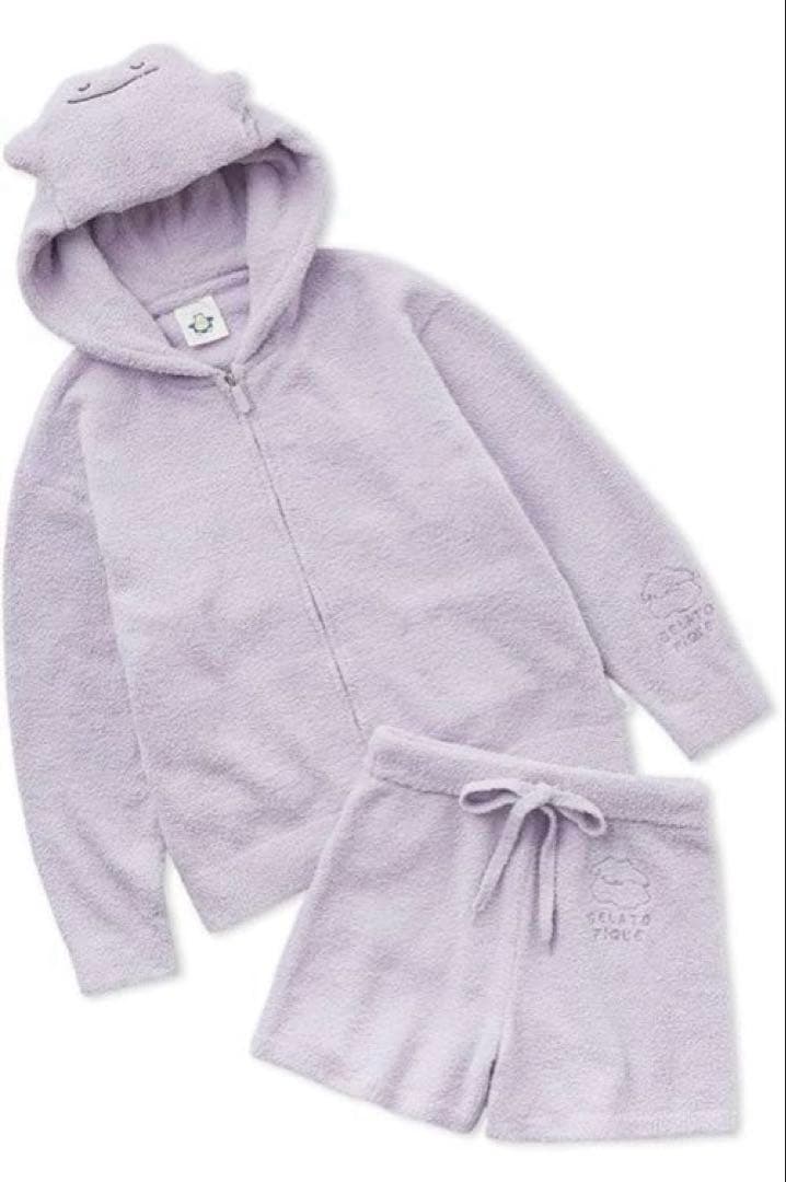 ジェラピケ　メタモン パーカー・ショートパンツセットアップ　即日・翌日発送