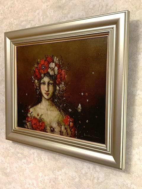 まとめ買い値引きあり❣️依田邦子◆創元会◆油彩Ｆ８号◆評価 １０.９万円／号