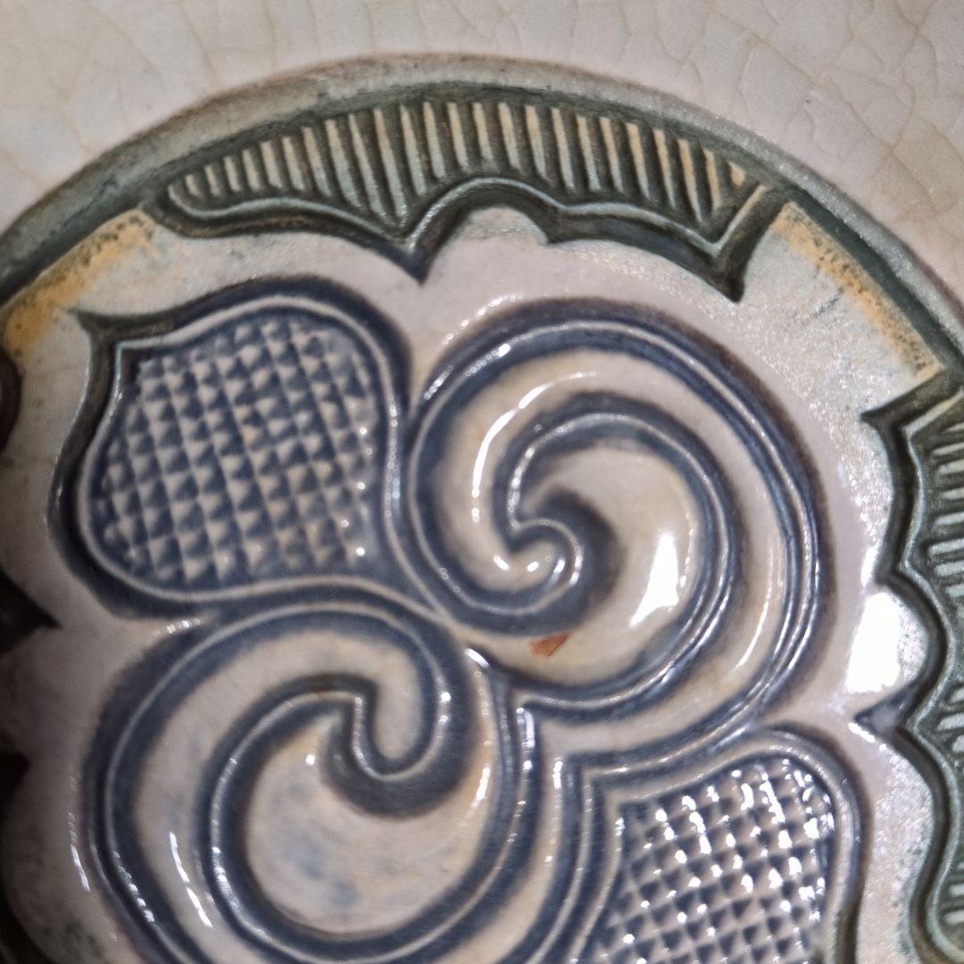 小樽窯　アイヌ柄　陶器皿6枚セット