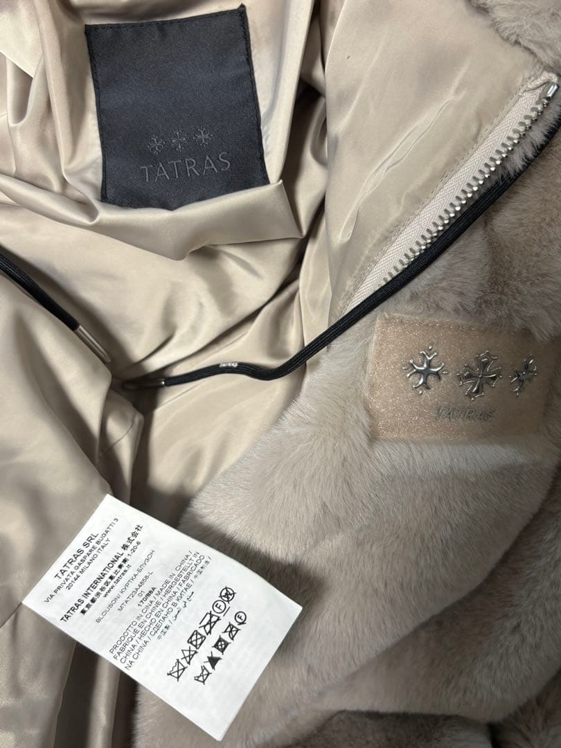 TATRAS　BOMOS ボモス ボアブルゾン　タトラス　フリース　ファー　1