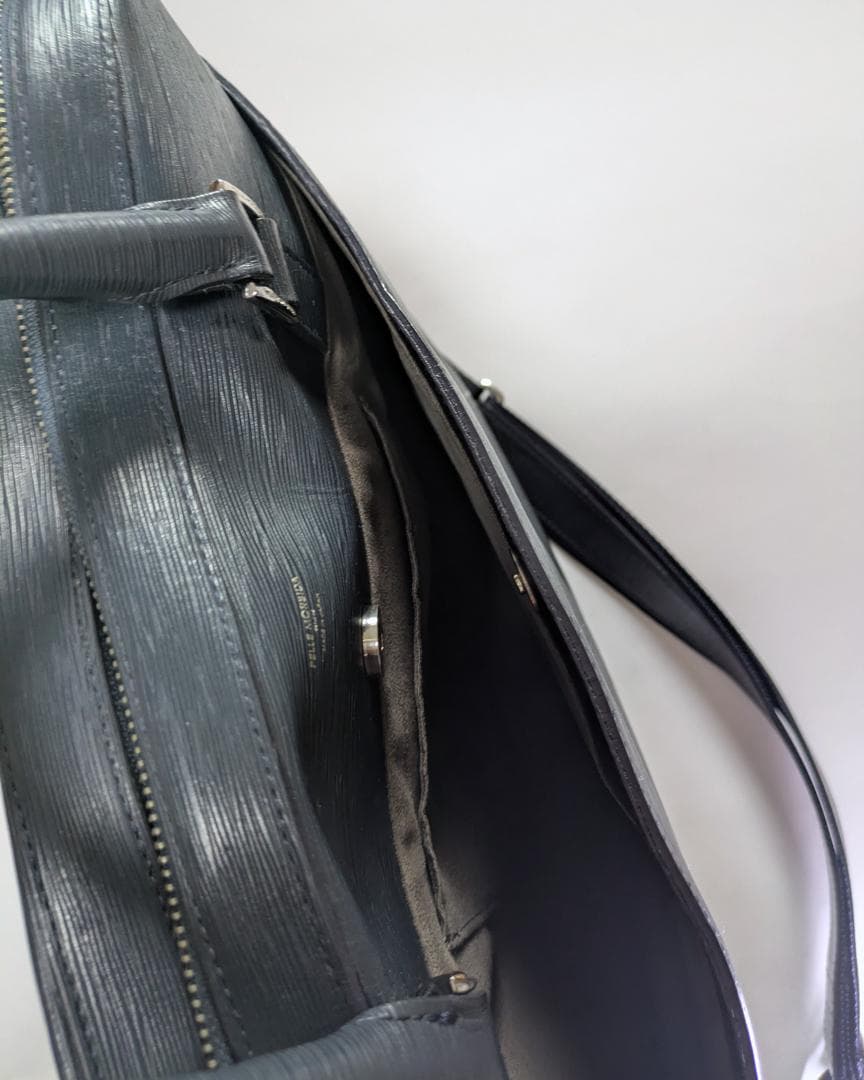 PELLE MORBIDA ブリーフケース ネイビー