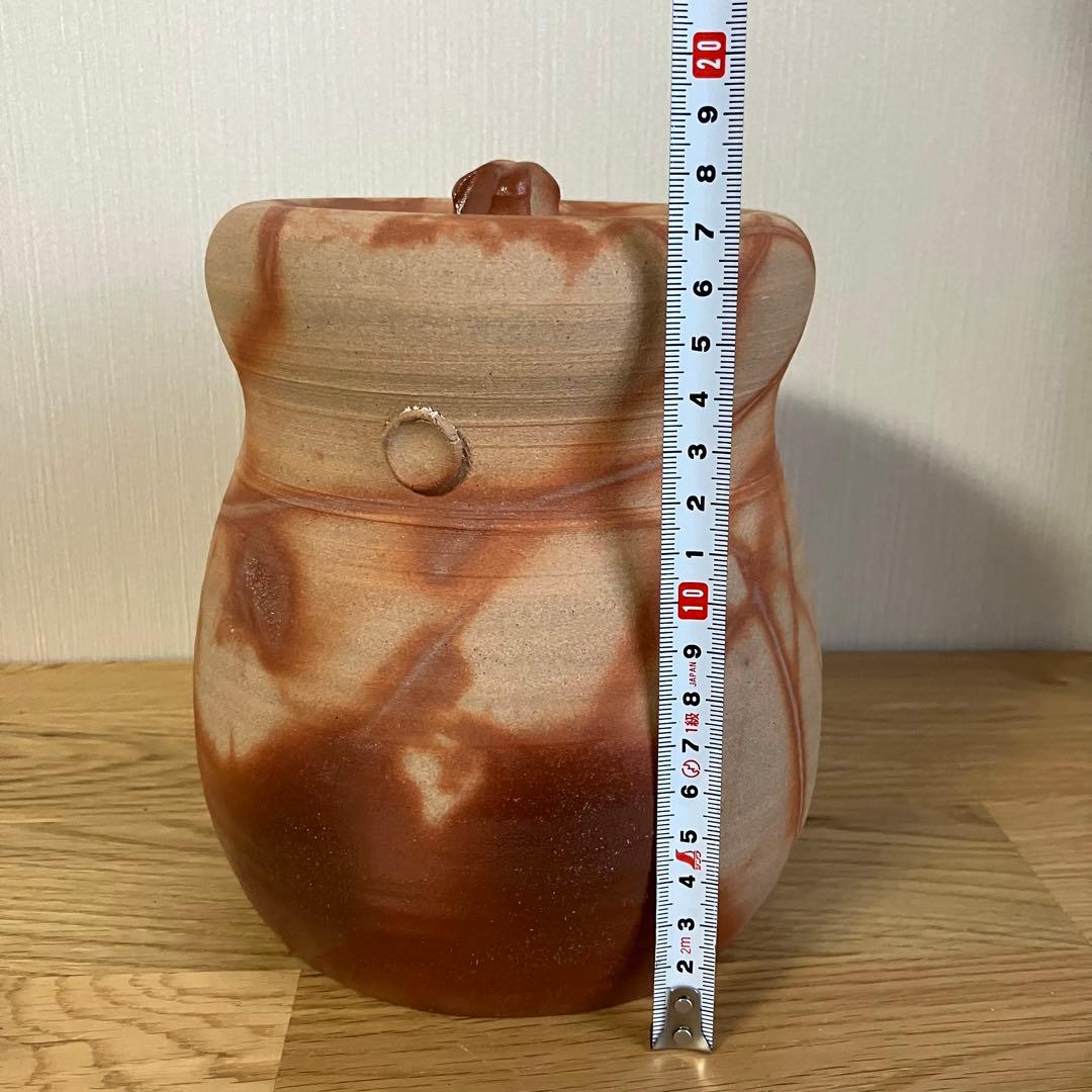 備前焼　緋襷　水差し　茶器