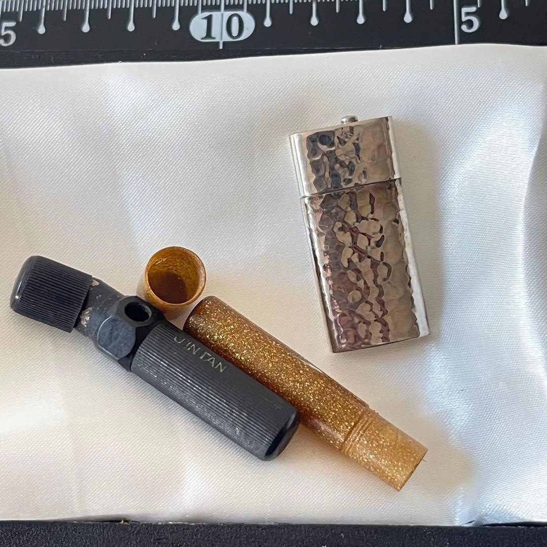 純銀　仁丹ケース　三点セット