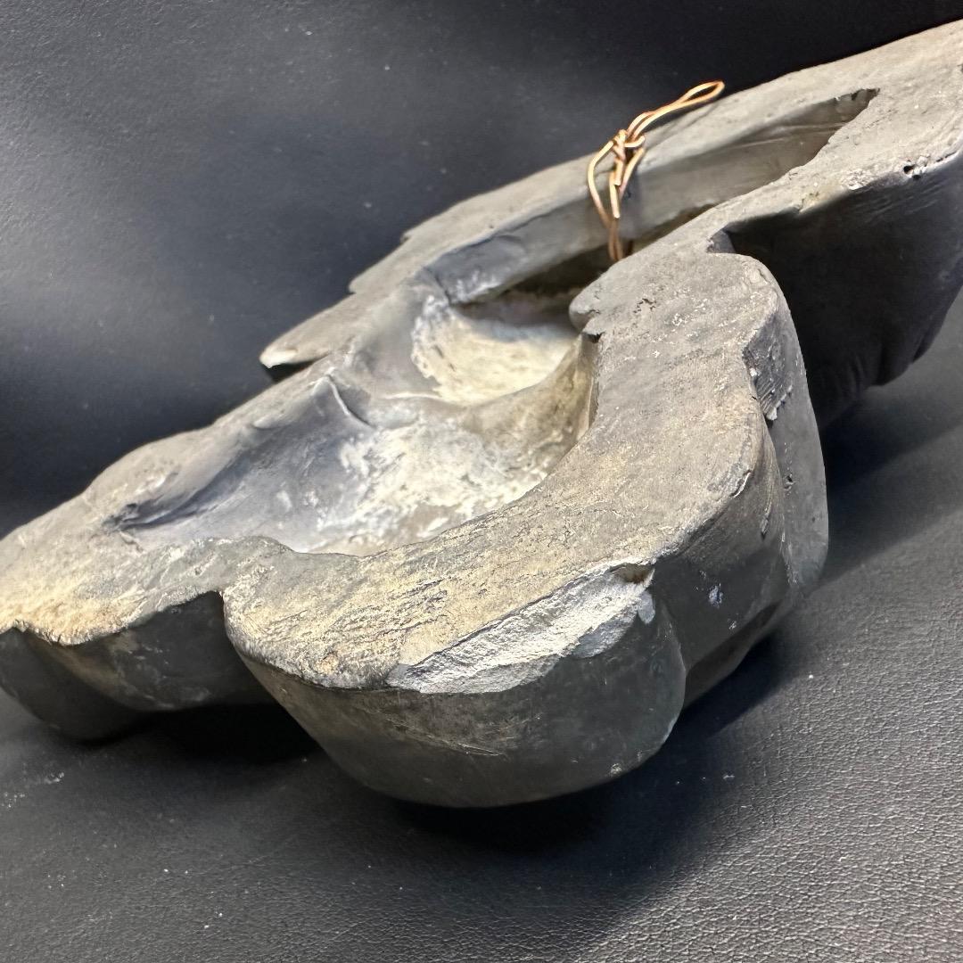 ♡Ec左1009 鍾馗 鐘馗 鬼瓦 厄除け 縁起物 土人形 アンティーク