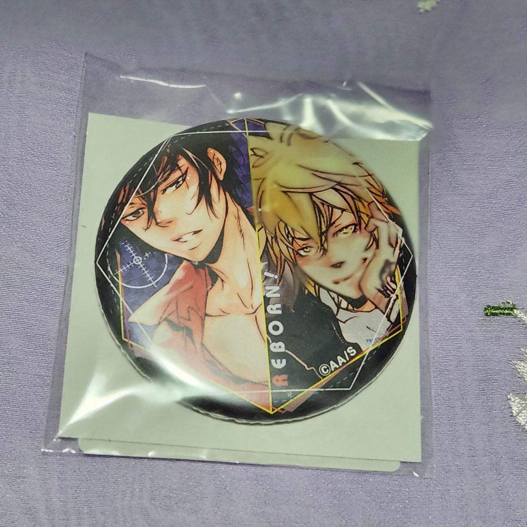 REBORN 雲雀恭弥 ディーノ 缶バッジ jf