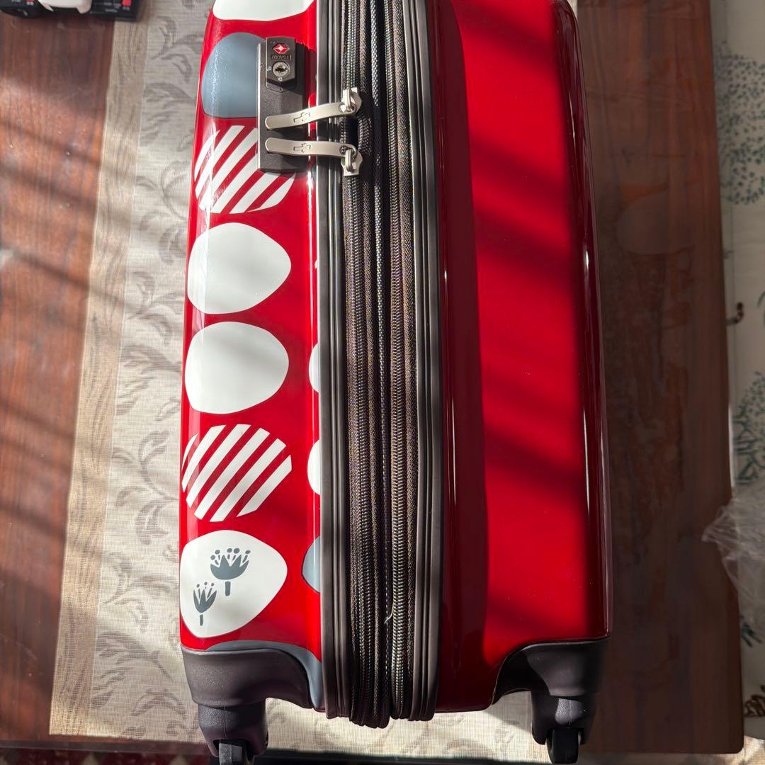 新品 リトルミィ（ドット 赤）スーツケース S 36L ムーミン