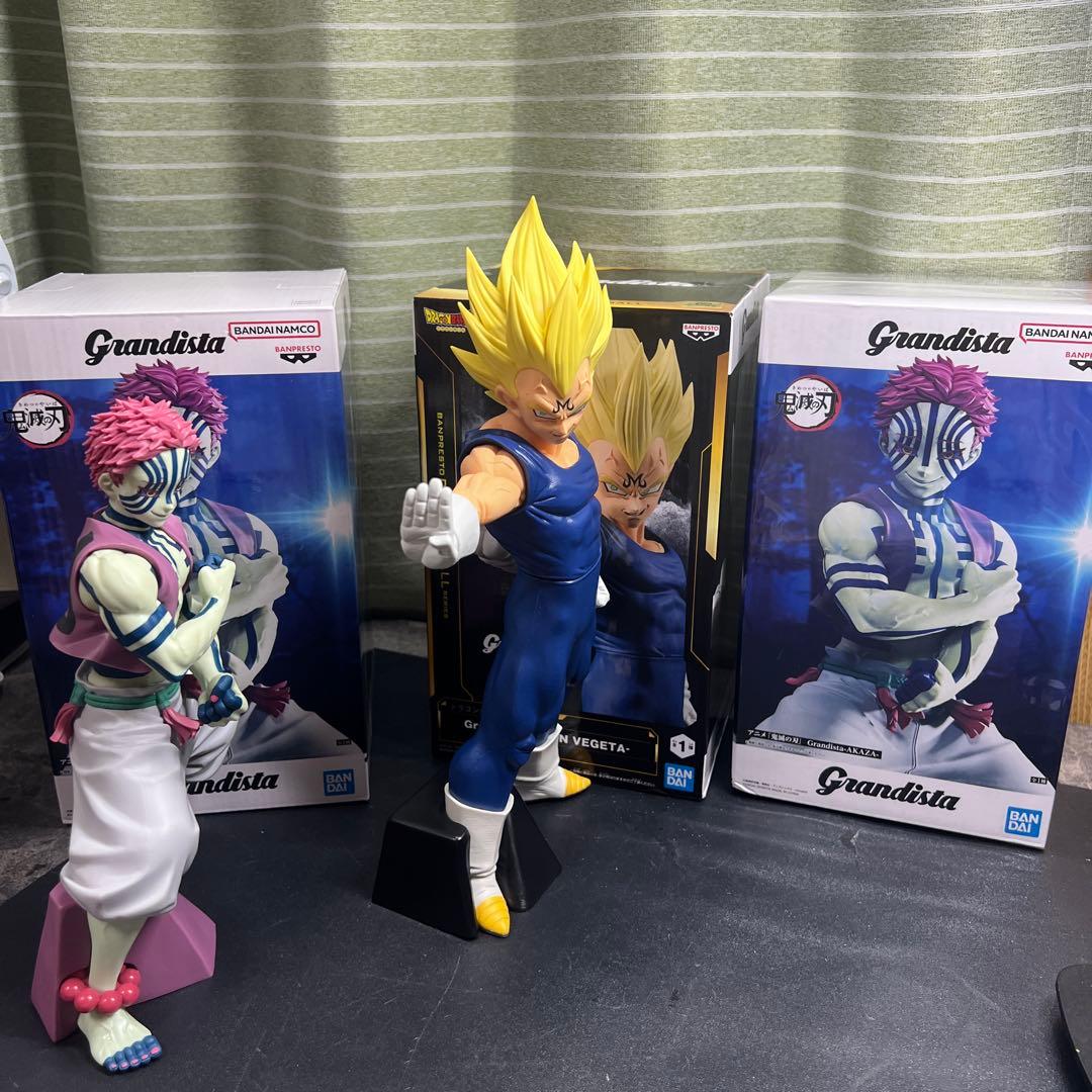 猗窩座フィギュア(1未開封新品)、ドラゴンボールフィギュア、全部ほぼ新品