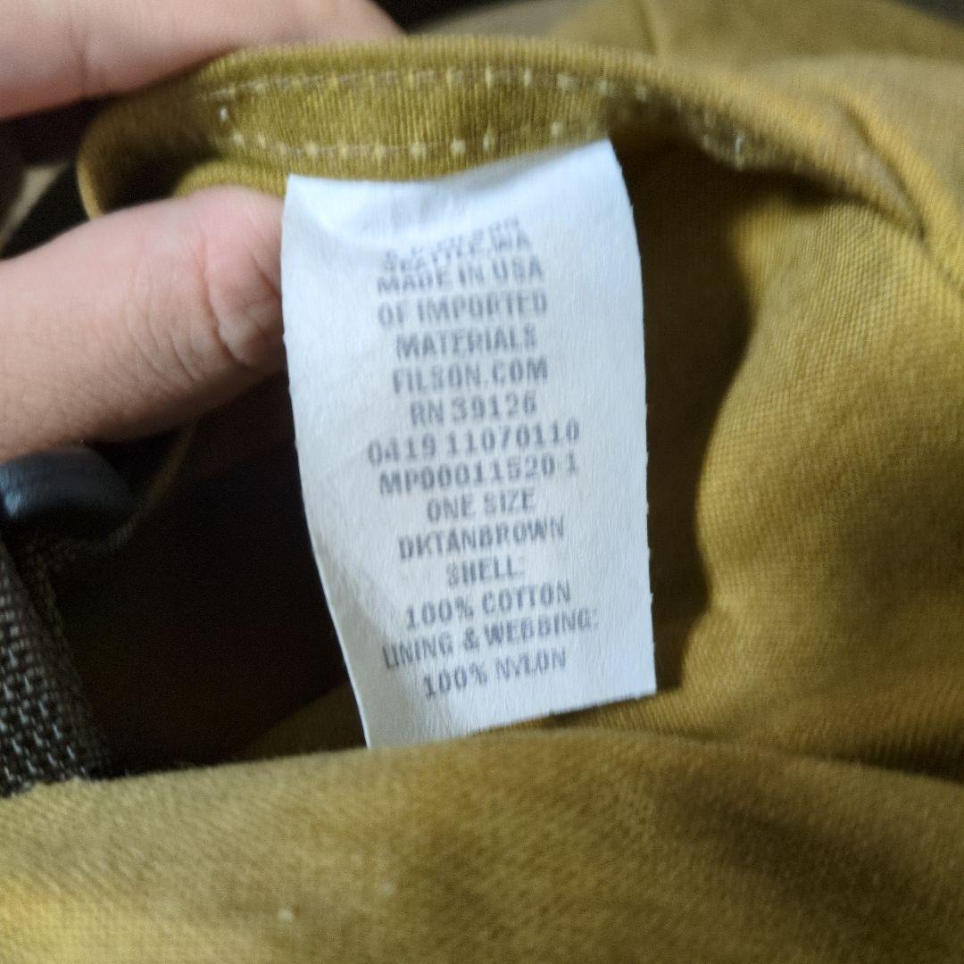 FILSON　ボストンバッグ