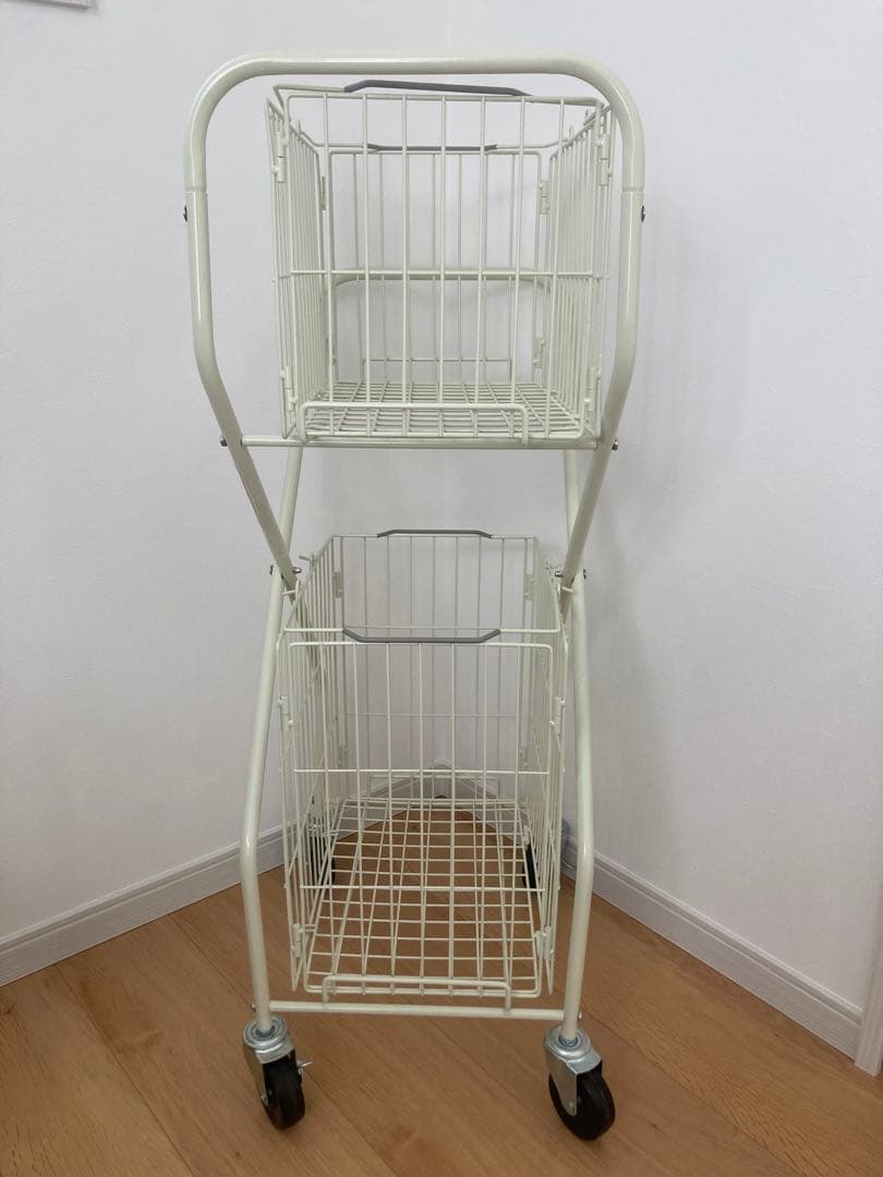 【DULTON】ダルトン ランドリーカート【アイボリー】