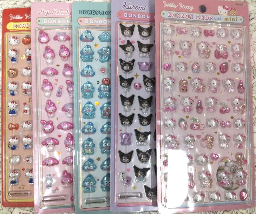 新品未開封 ボンボンドロップシール ウォーターインシール サンリオ mini