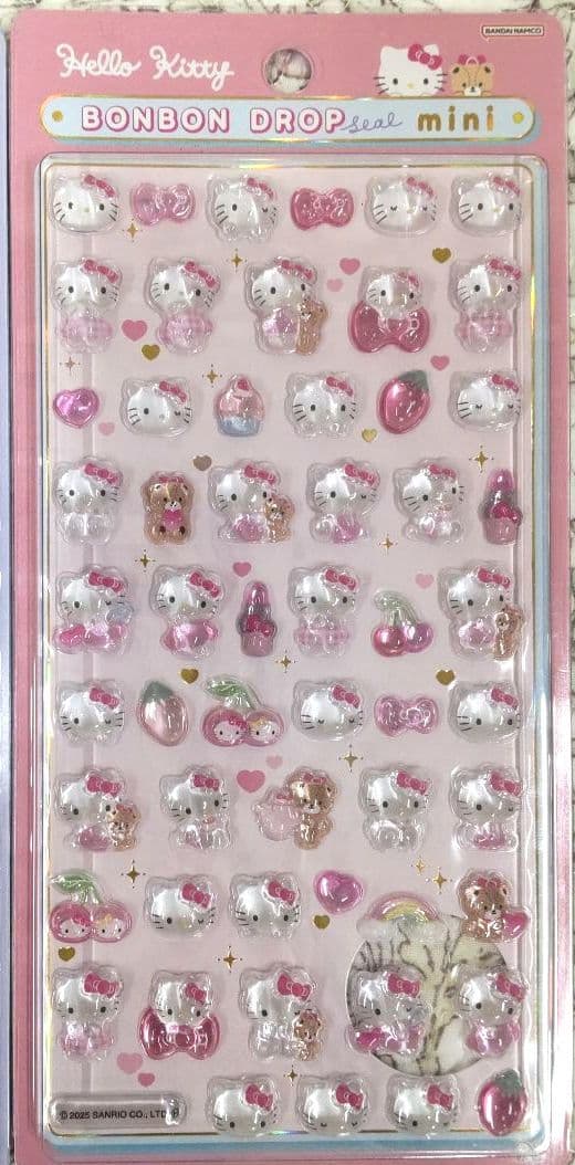 新品未開封 ボンボンドロップシール ウォーターインシール サンリオ mini