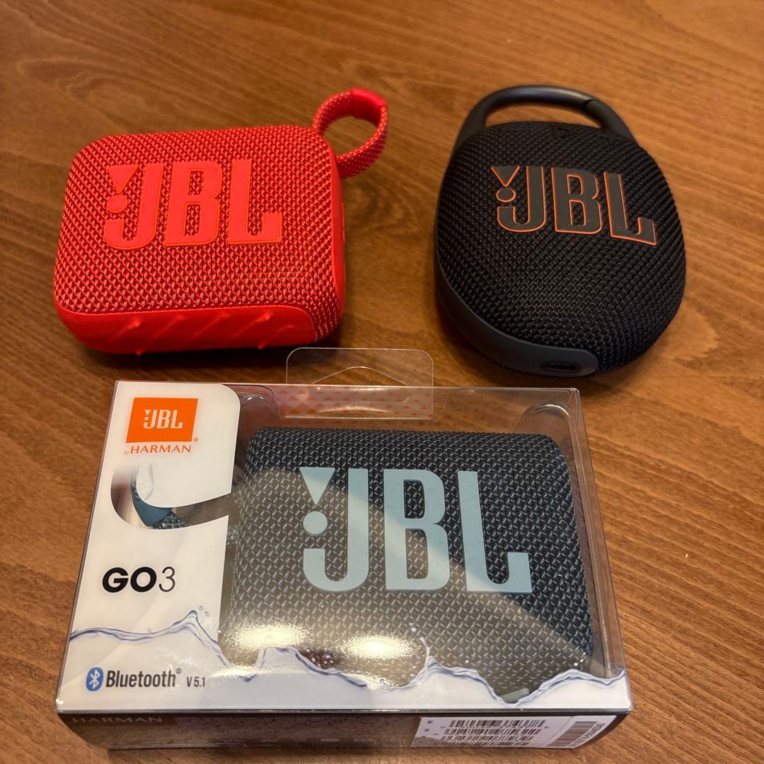 JBL Go 3/Go 4/Clip 5 ワイヤレススピーカーセット