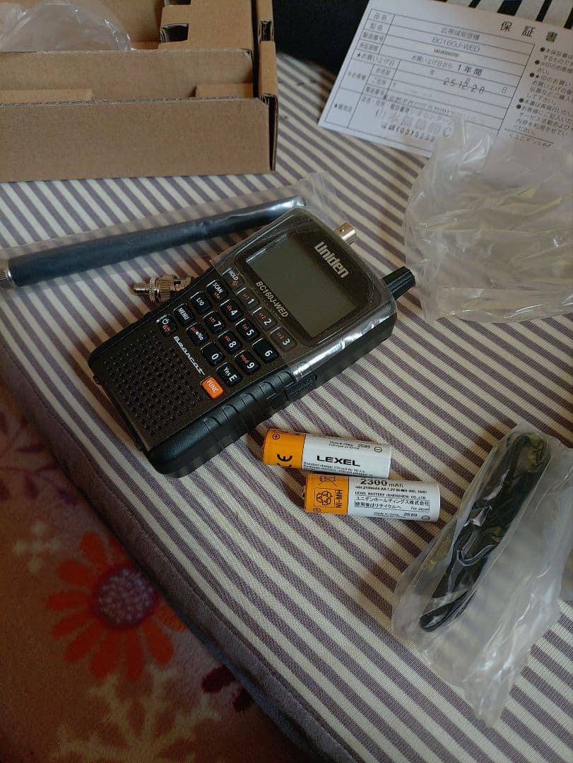 Uniden ユニデンBC160J-WED 受信機